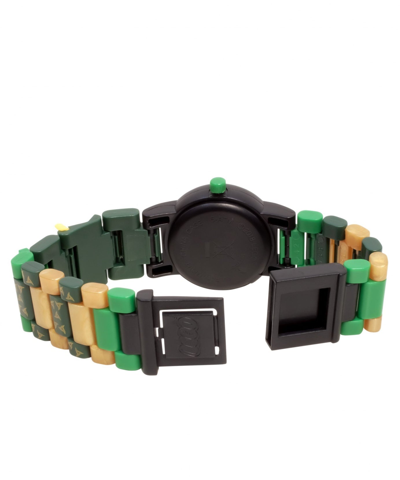 LEGO Ninjago 8021650 LLOYD Buildable Minifigure Link Watch, with Interchangeable Links, Analog Display, and Integrated Lloyd Minifigure, Water-Resistant Toy for Kids Aged 6+ (24 Pieces)