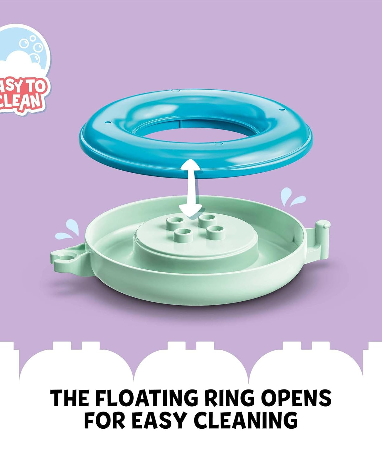 LEGO 10966 Duplo Bath Time Fun Floating Animal Island For Ages 1.5 Years and Up - MINIMEE KIDS