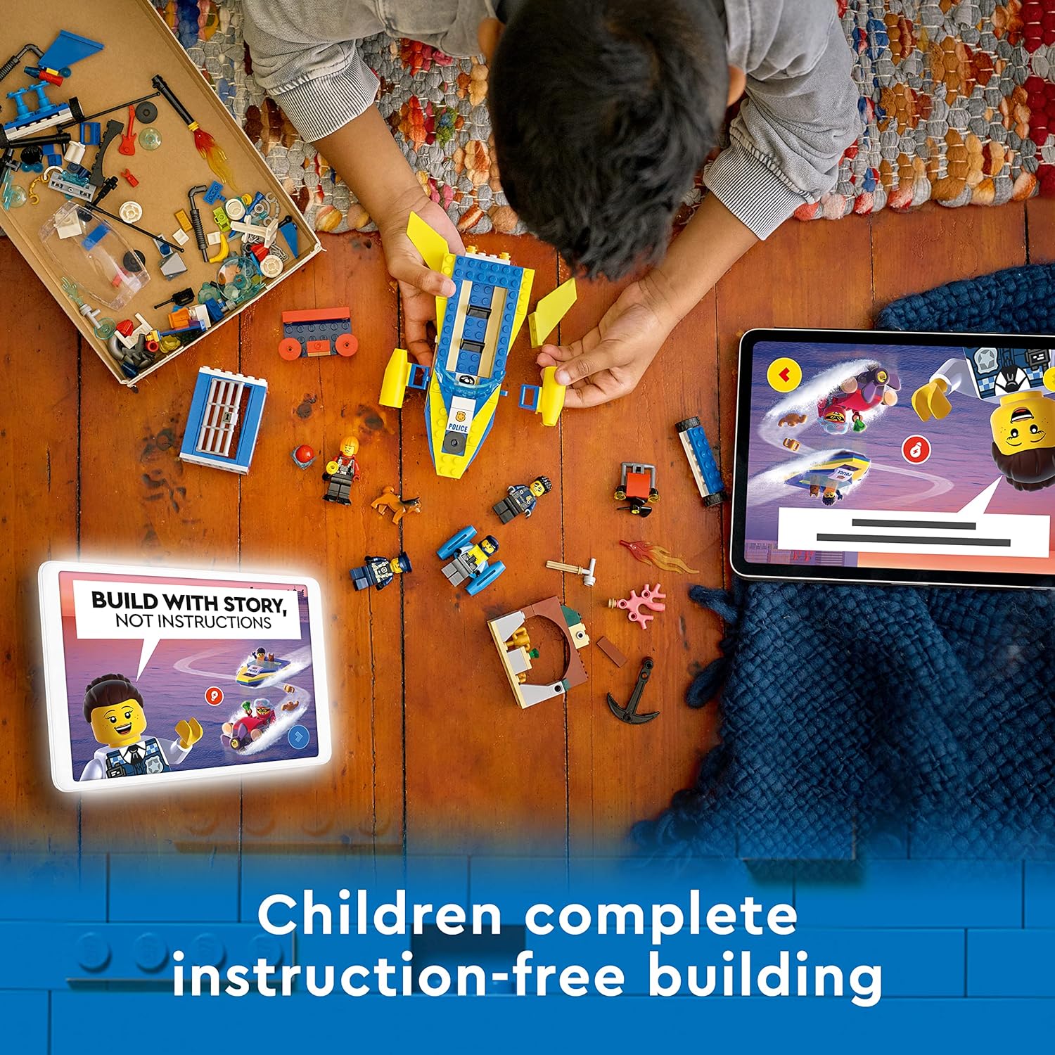 LEGO City 60355 Water Police Detective Mission 278 Pieces Building Kit for Ages 6+ Years