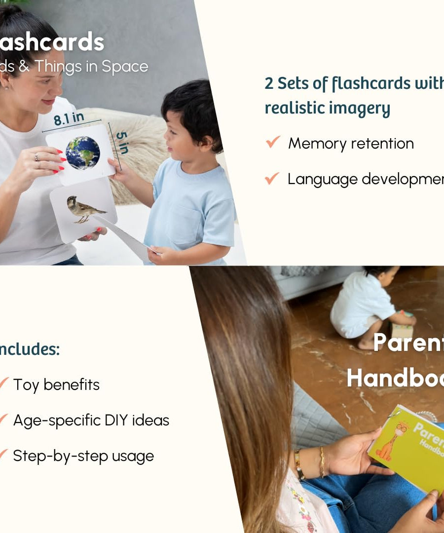 Curious Cub Play & Learn Montessori Kit - Level 11 for 24 Months+, A Curated Box of 10 Engaging Educational Toys to Develop Numeracy, Problem-Solving, and Fine Motor Skills