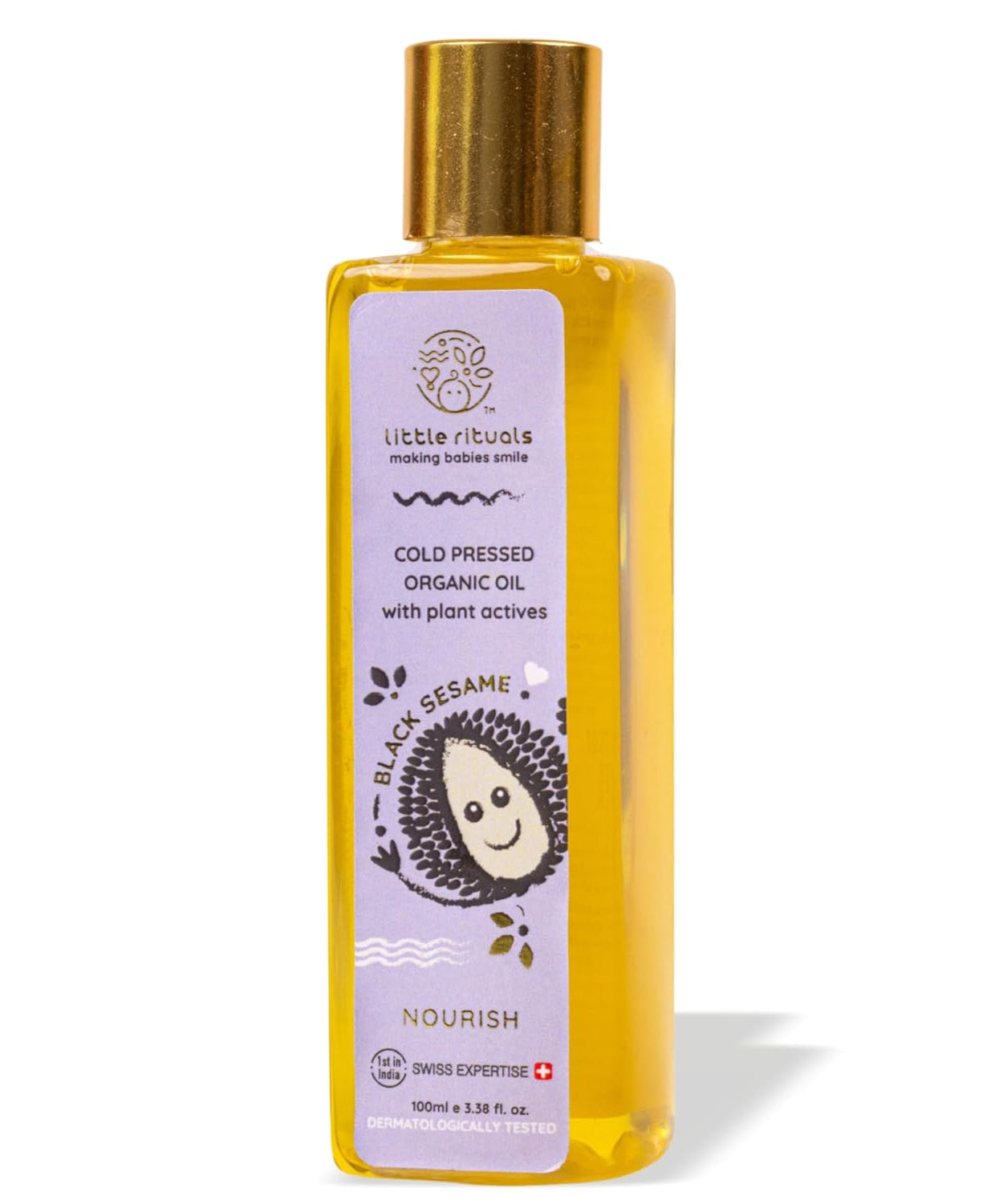 Little Rituals Black Sesame Cold Pressed Organic Oil Nourish - 100ml