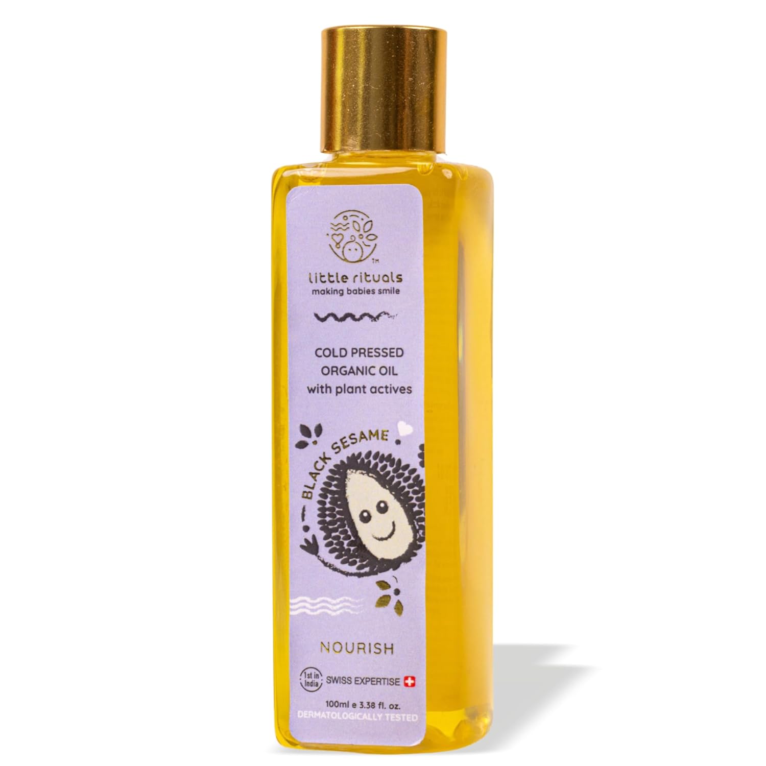 Little Rituals Black Sesame Cold Pressed Organic Oil Nourish - 100ml