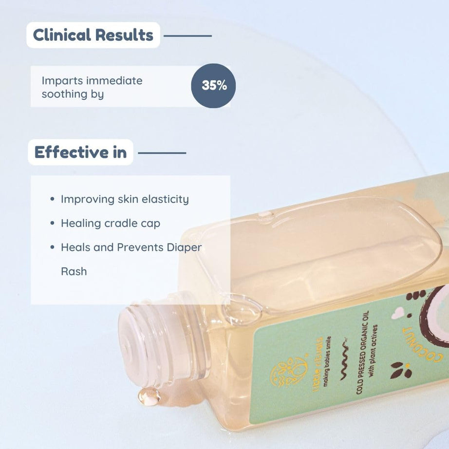 Little Rituals Soothe Coconut Cold Pressed Organic Oil with Plant actives - 200ml