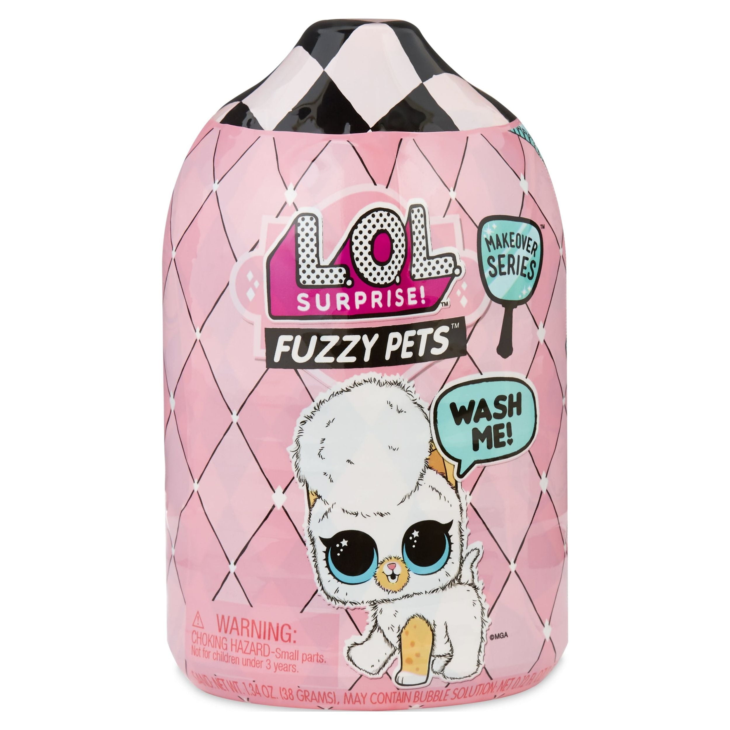 L.O.L. Surprise! Fuzzy Pets – Makeover Series | Washable Colorful Fuzz with 7 Surprises | Unbox, Wash & Reveal Pets in Shampoo Bottle Case - MINIMEE KIDS