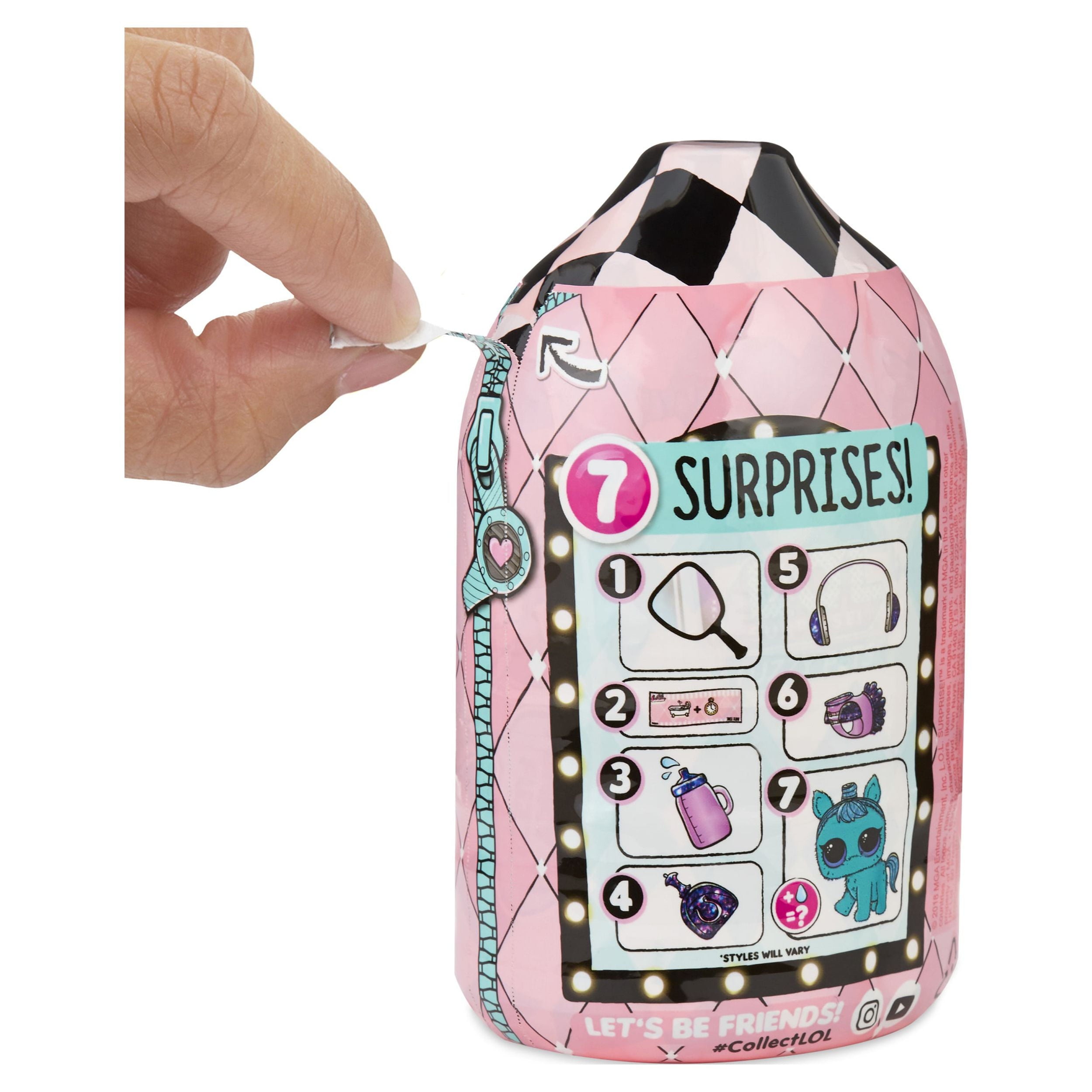L.O.L. Surprise! Fuzzy Pets – Makeover Series | Washable Colorful Fuzz with 7 Surprises | Unbox, Wash & Reveal Pets in Shampoo Bottle Case - MINIMEE KIDS