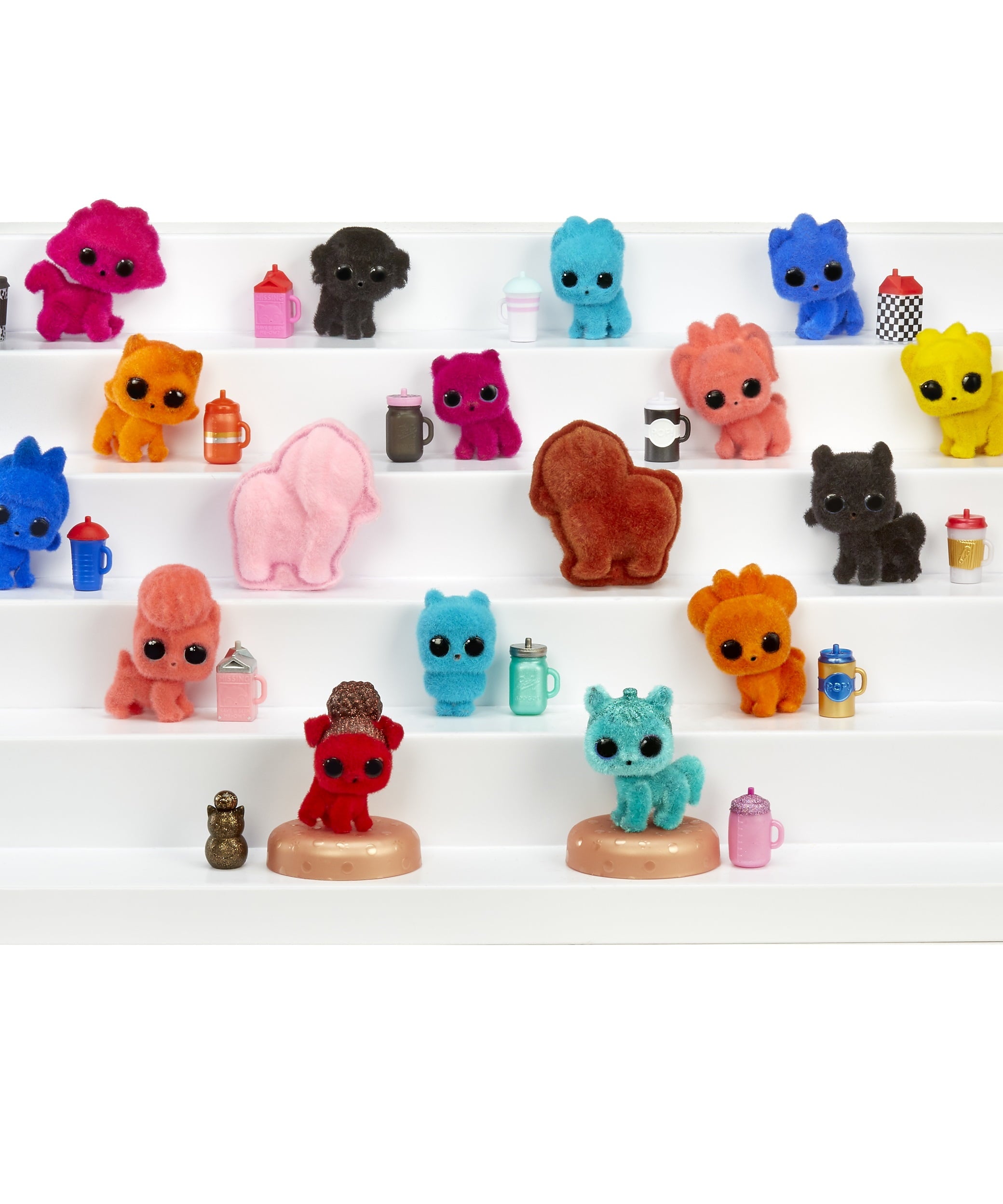 L.O.L. Surprise! Fuzzy Pets – Makeover Series | Washable Colorful Fuzz with 7 Surprises | Unbox, Wash & Reveal Pets in Shampoo Bottle Case - MINIMEE KIDS
