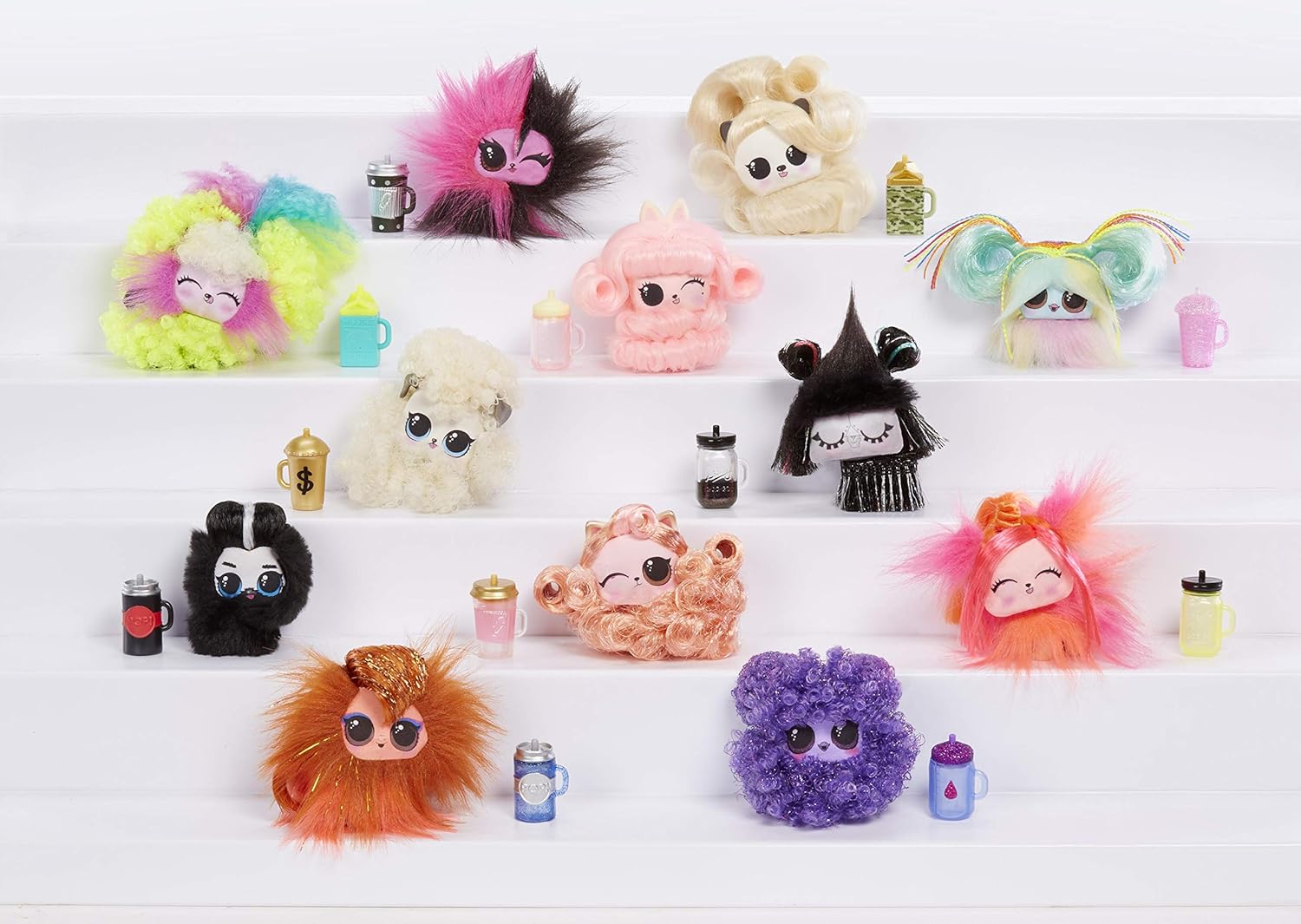 L.O.L. Surprise! Lights Pets with Real Hair & 9 Surprises Including Black Light Surprises - Collect All 12 Pets!