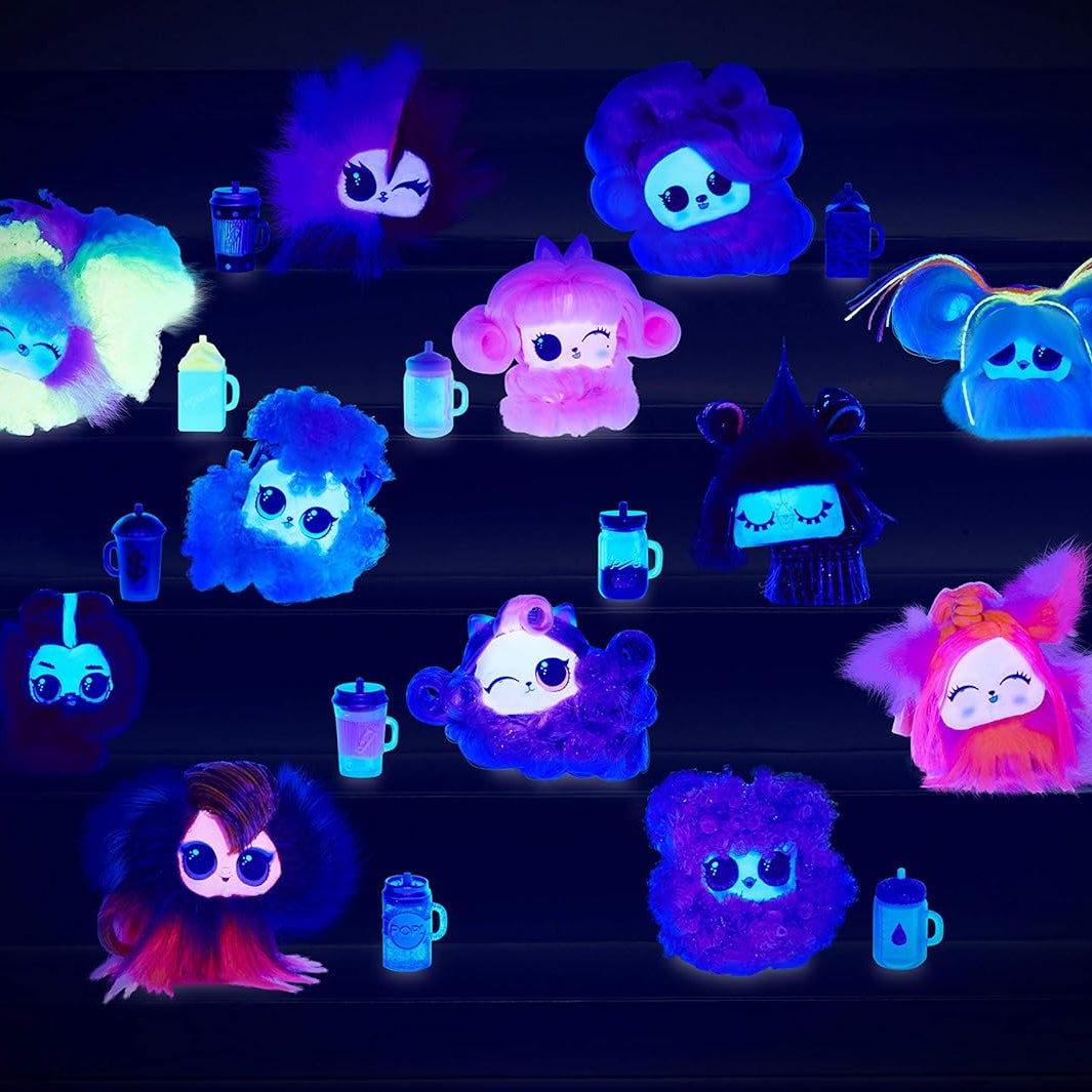 L.O.L. Surprise! Lights Pets with Real Hair & 9 Surprises Including Black Light Surprises - Collect All 12 Pets!