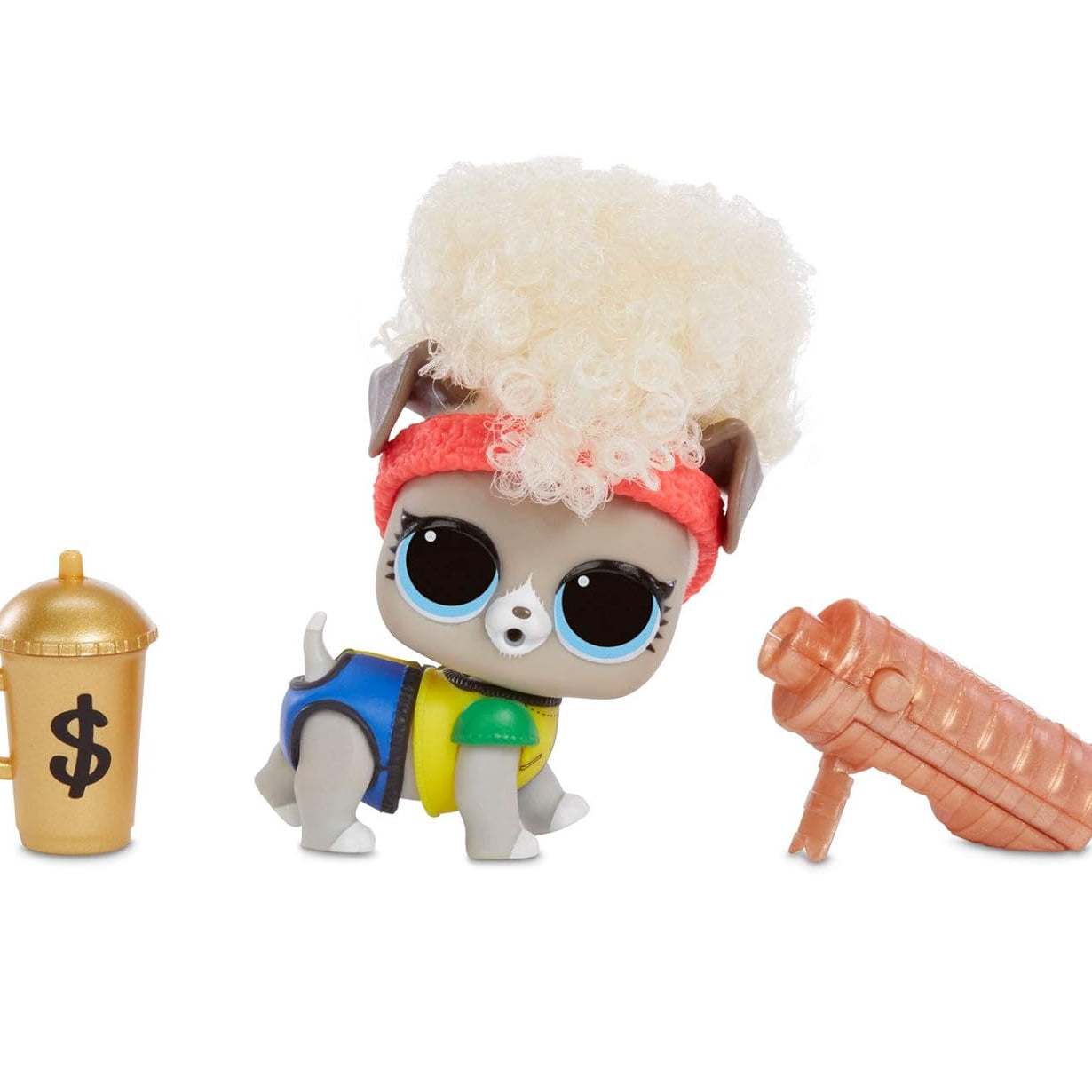 L.O.L. Surprise! Lights Pets with Real Hair & 9 Surprises Including Black Light Surprises - Collect All 12 Pets!