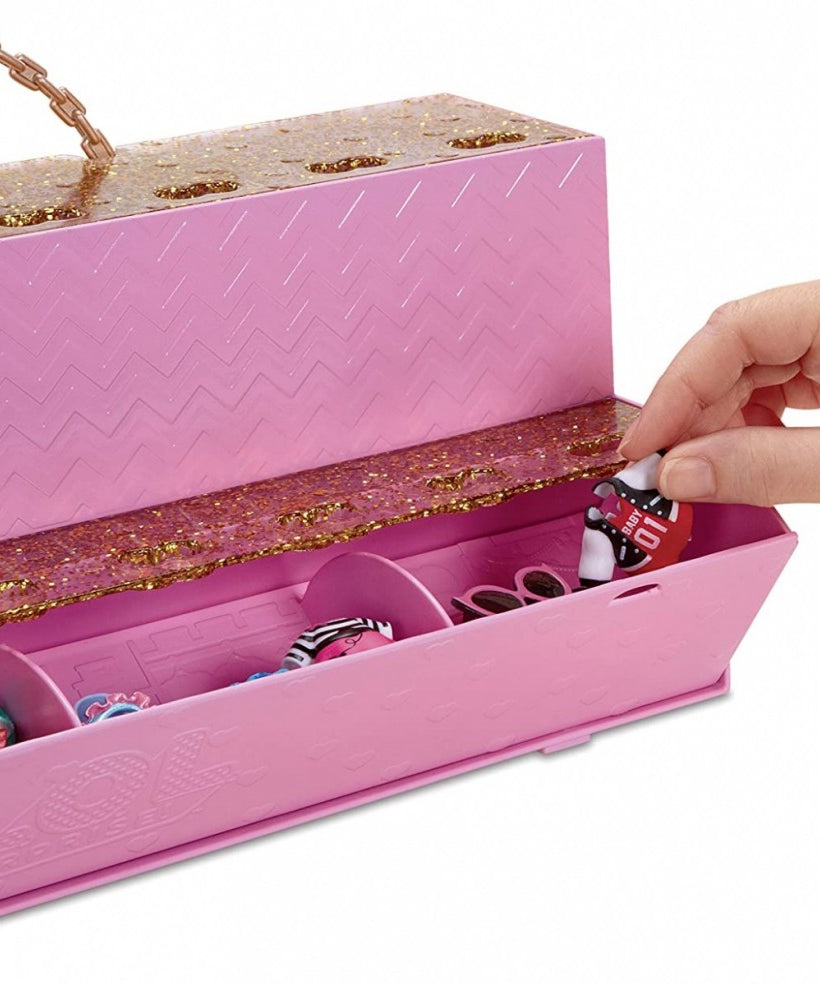 LOL Surprise Mini Shops 3-in-1 Boutique Playset with Exclusive Gold Doll | Display Case, Carry Case & Pretend Play Set for Girls 3+ | Holds 55+ Dolls & Accessories - MINIMEE KIDS