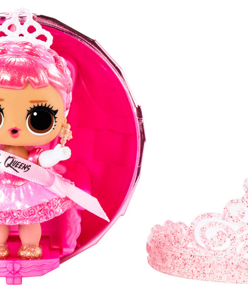 L.O.L. Surprise! Queens Doll – Royal Edition with 9 Surprises | Throne, Tiara, Fashion Accessories | Collectible Ball with Secret Royal Theme | Styles May Vary - MINIMEE KIDS