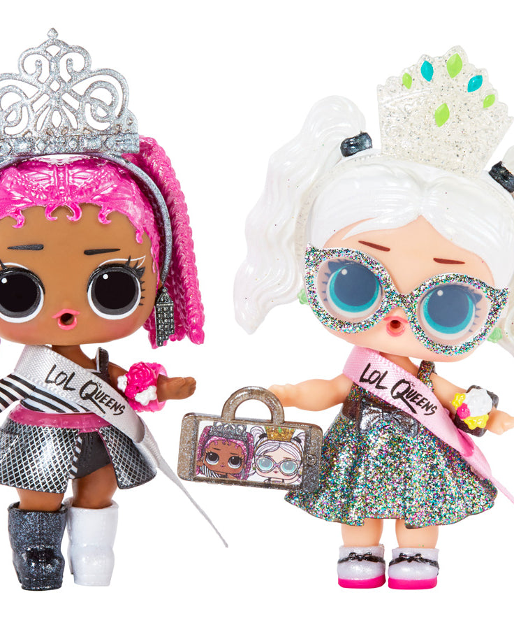 L.O.L. Surprise! Queens Doll – Royal Edition with 9 Surprises | Throne, Tiara, Fashion Accessories | Collectible Ball with Secret Royal Theme | Styles May Vary - MINIMEE KIDS