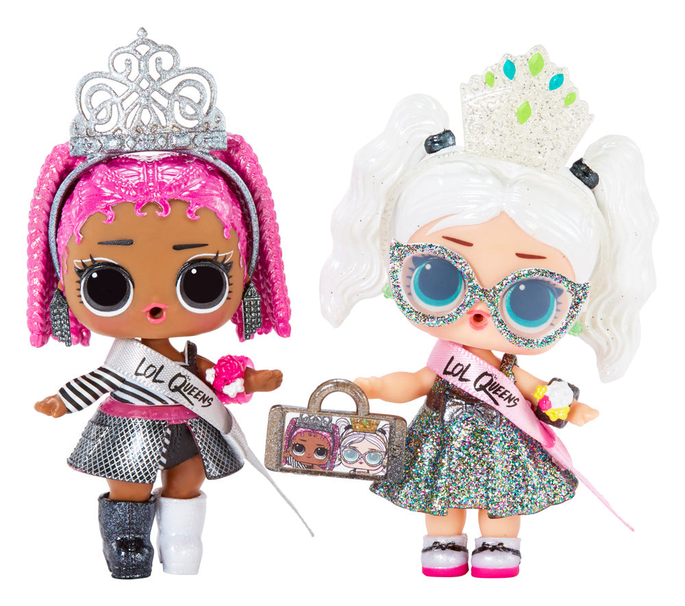 L.O.L. Surprise! Queens Doll – Royal Edition with 9 Surprises | Throne, Tiara, Fashion Accessories | Collectible Ball with Secret Royal Theme | Styles May Vary - MINIMEE KIDS