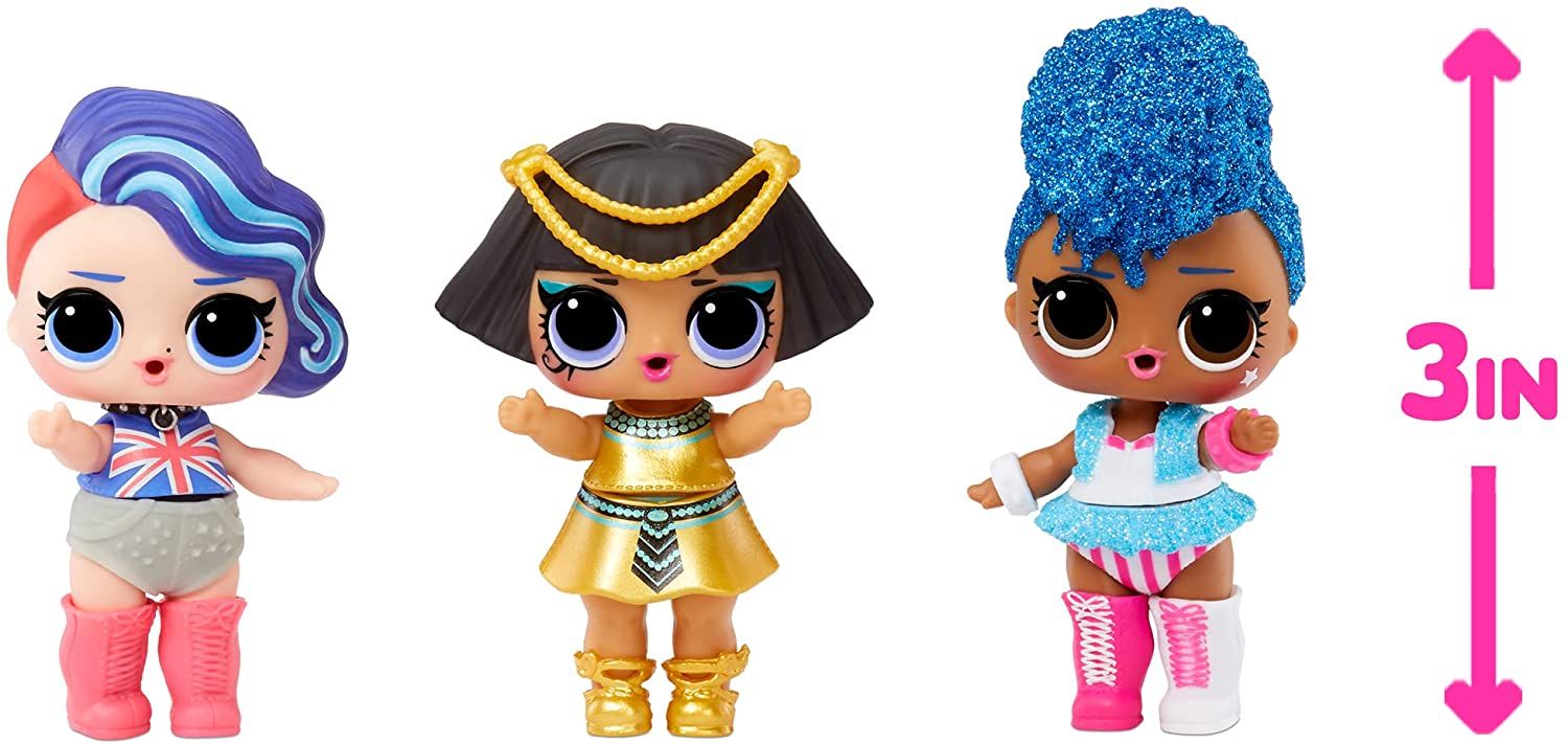 L.O.L. Surprise! World Travel Doll – 8 Surprises Inside Including Passport, Water Reveal & Fashion Accessories | Travel-Themed Collectible in Globe Packaging with Stand | Styles May Vary - MINIMEE KIDS