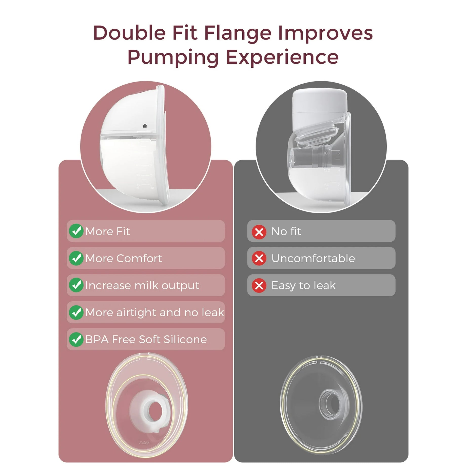 Momcozy M5 Wearable Single Breast Pump – Painless Horizontal Pumping with Vibrate-to-Pump Mode, Hands-Free & Ultra-Lightweight Design