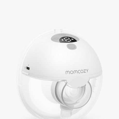 Momcozy M5 Wearable Single Breast Pump – Painless Horizontal Pumping with Vibrate-to-Pump Mode, Hands-Free & Ultra-Lightweight Design