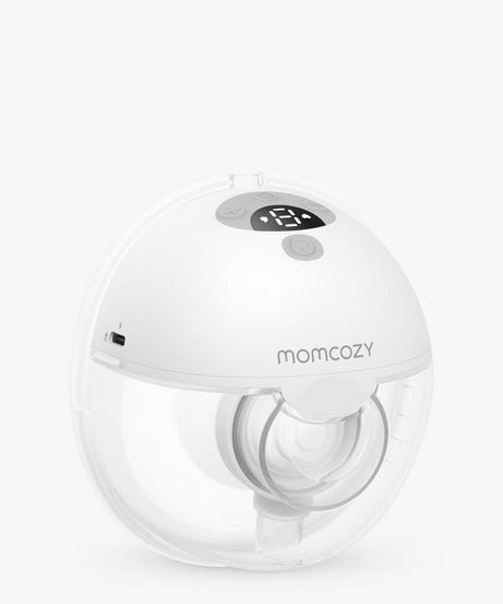 Momcozy M5 Wearable Single Breast Pump – Painless Horizontal Pumping with Vibrate-to-Pump Mode, Hands-Free & Ultra-Lightweight Design