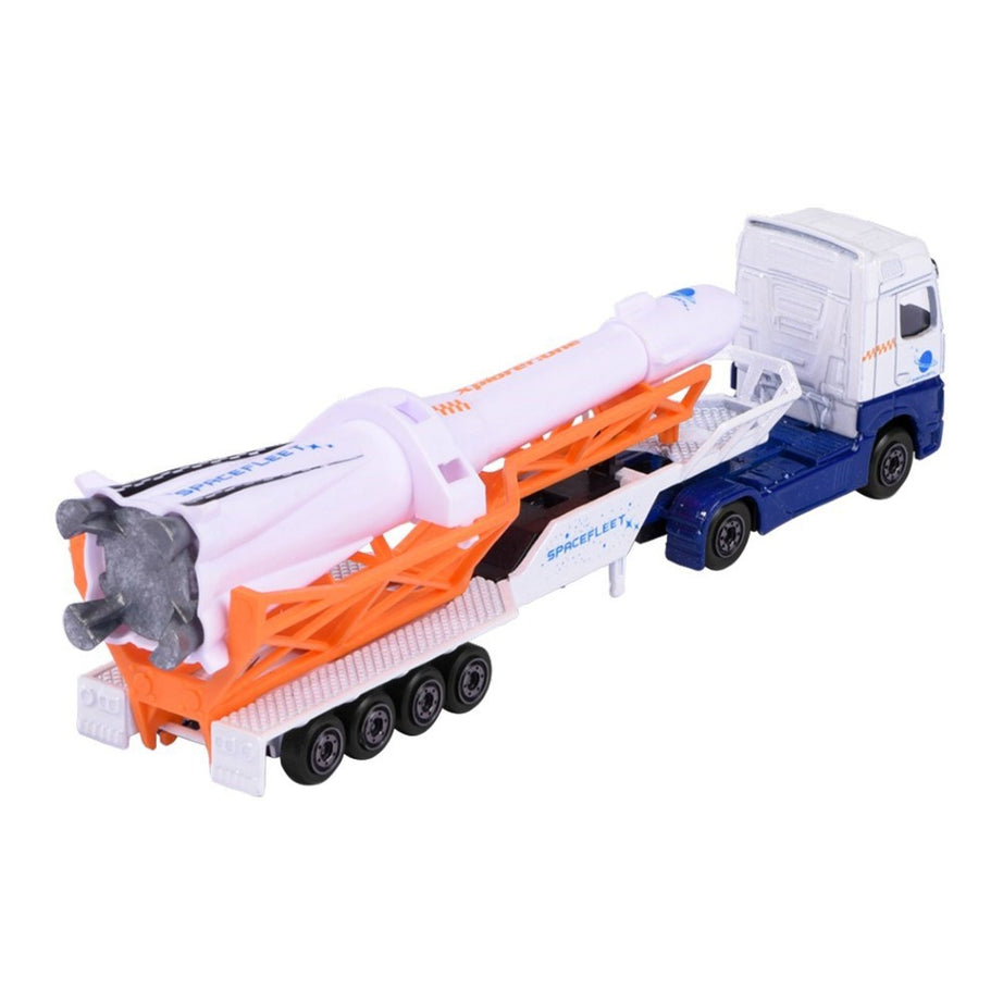 Majorette Transporter Series – Mercedes-Benz Actros & MAN TGX XXL Die-Cast Truck with Speedboat, Police Helicopter, Spacefleet, Tractor, Aeroplane & More | 3+ Years