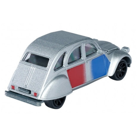 Majorette Vintage Deluxe Metal Series Citroën 2CV – 1:64 Scale Die-Cast Car with Rubber Tires, Suspension & Opening Parts | Collector’s Edition with Metal Tin Box | Licensed Vehicle