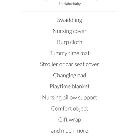 Malabar Baby Organic Muslin Swaddle - Hive Print | GOTS Certified Lightweight Cotton | 47" x 47" | Nature-Inspired Honeycomb Design for Newborns & Infants