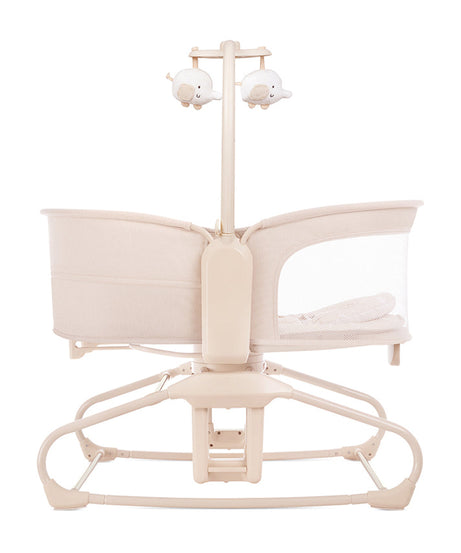 Mastela 4-in-1 Swing & Bassinet | Multi-Function Baby Cradle, Bedside Sleeper & Stationary Seat with Bluetooth & Melodies | 0-36 Months (Upto 15 Kg) | Minimee