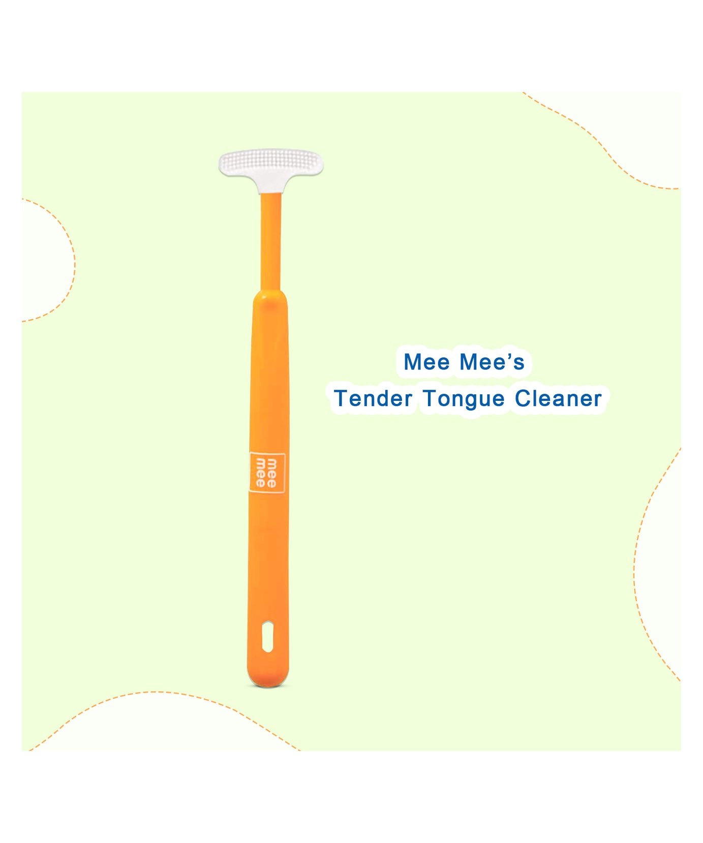 Mee Mee The Caring touch Gentle Tender Tongue Cleaner for 0+ months Special Small size (Color May vary) - MINIMEE KIDS