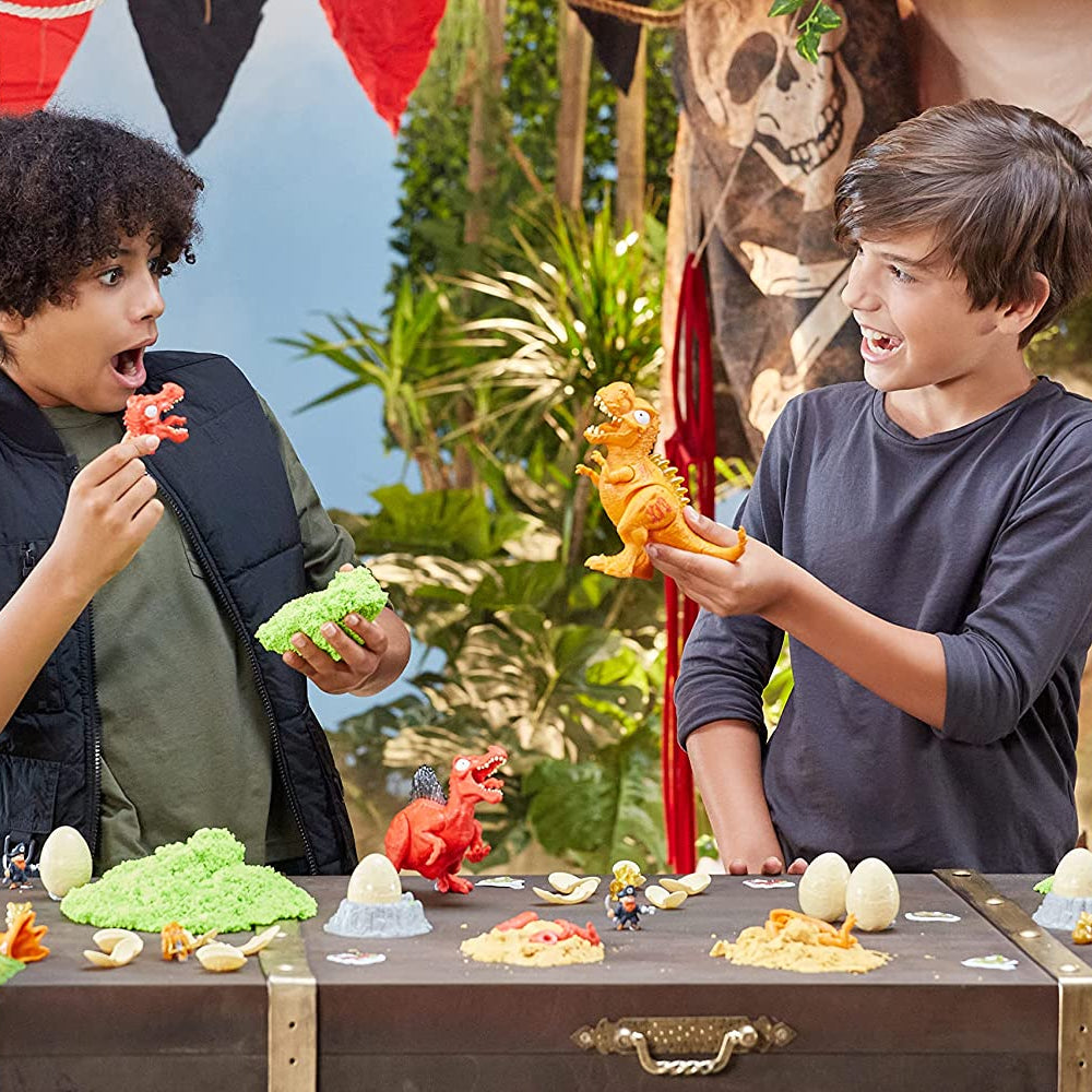 ZURU Smashers Dino Island Mega Dino Egg – 25+ Surprises, Dinosaur Toys for Kids, Includes Slime, Sand & More, Ages 5+