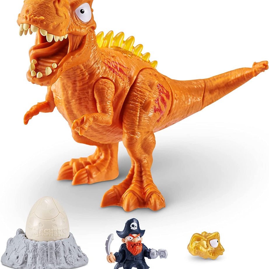 ZURU Smashers Dino Island Mega Dino Egg – 25+ Surprises, Dinosaur Toys for Kids, Includes Slime, Sand & More, Ages 5+