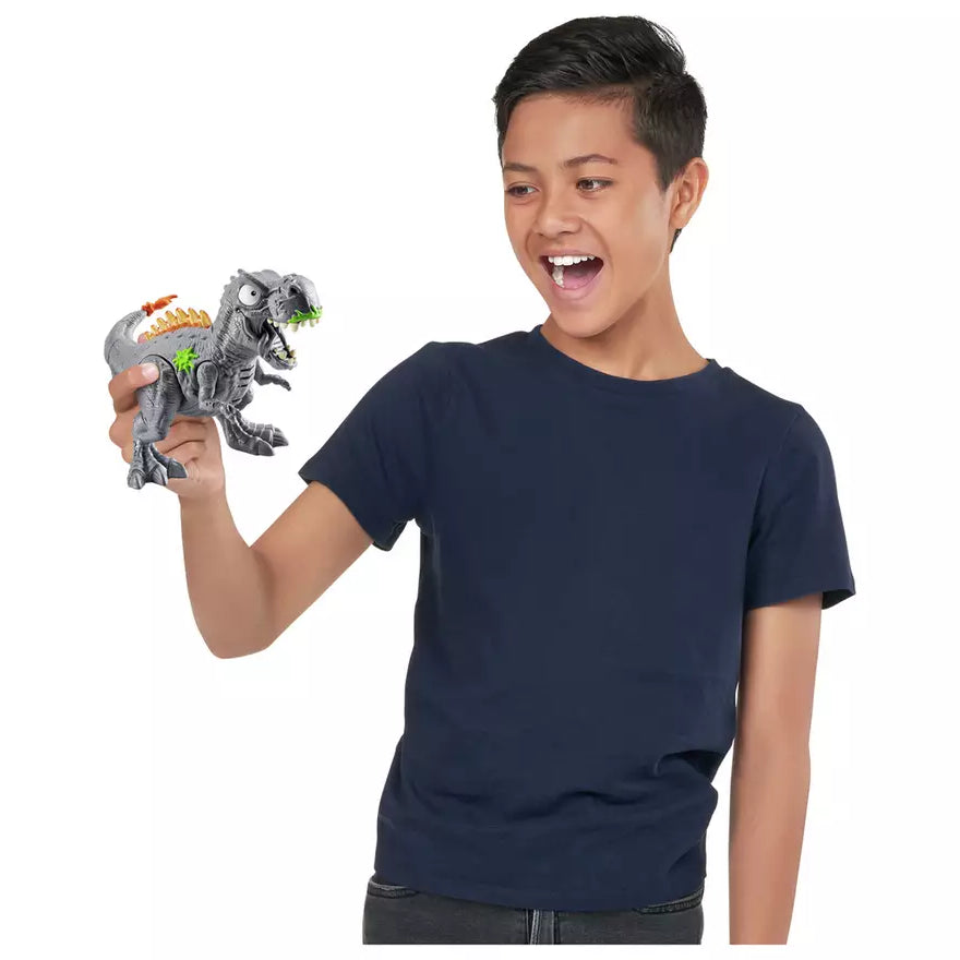 Zuru Smashers Mega Jurassic Light Up Dino Egg - 26 Surprises, Light Up & Roar Dino Fun for Kids Ages 5+