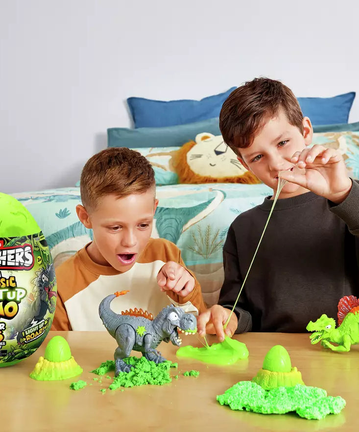 Zuru Smashers Mega Jurassic Light Up Dino Egg - 26 Surprises, Light Up & Roar Dino Fun for Kids Ages 5+