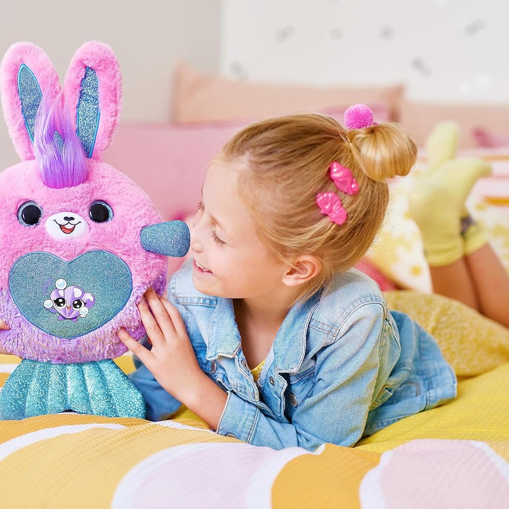 Zuru Rainbocorns Mermaidcorn Surprise - Over 35 Mermaid-Themed Surprises Inside, Including Water Globe Horn and Glittery Tail - Plush Toy for Kids Ages 3+