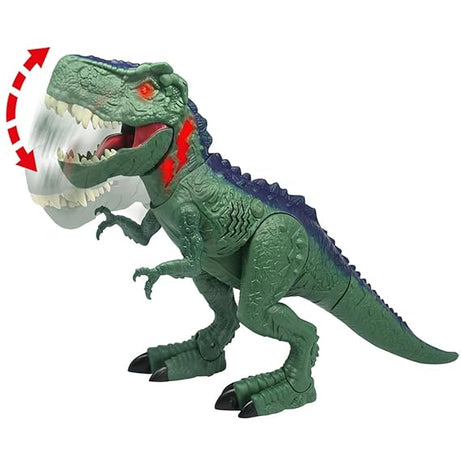 Dragon-i Toys Mighty Megasaur Megahunter Battery Operated T-Rex: Walking, Roaring, and Light-Up Features