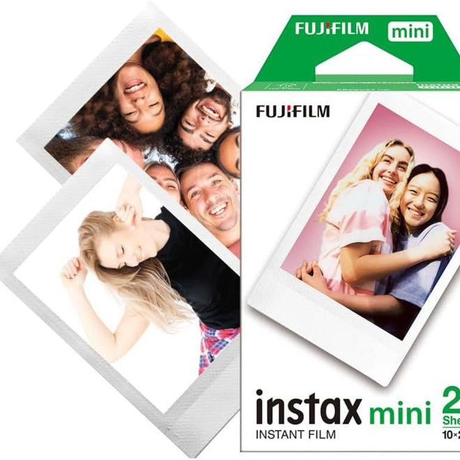 Fujifilm Instax Mini Instant Film – 20 Sheets (2 Packs of 10) | High-Speed ISO 800 | Super Fine Grain for Vivid & Sharp Photos | Compatible with All Instax Mini Cameras