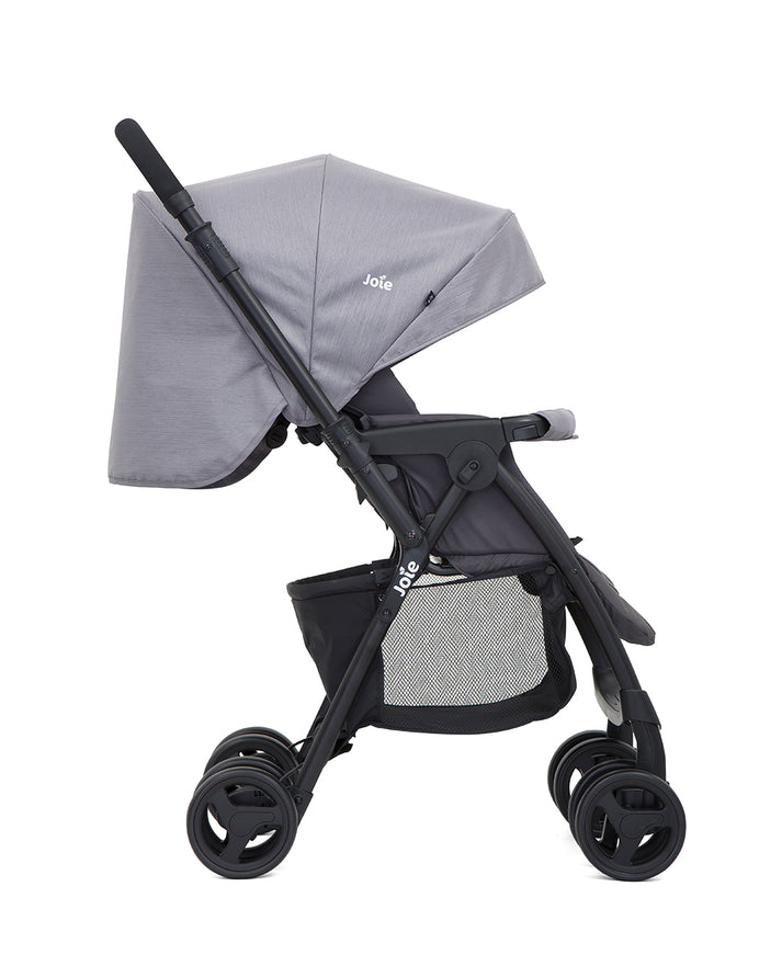 Joie Mirus Compact Stroller - Dark Pewter | From Newborn to 3 Years (Up to 15kg) | With Reversible Handle Lightweight and Versatile - MINIMEE KIDS