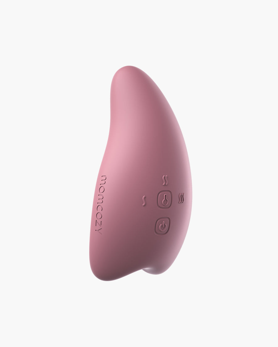 Momcozy I am Lactation Massager – 3 Modes, 2 Warming Functions, and 6 Intensity Levels for Pain Relief, Milk Flow Improvement, and Comfort During Breastfeeding