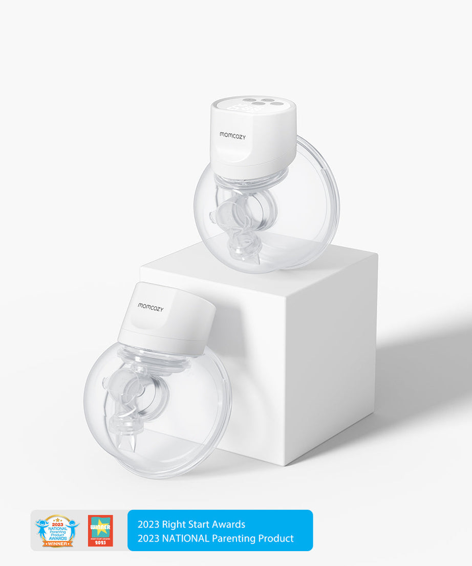 Momcozy Wearable Breast Pump S12 Pro | Dual Pump – 3 Modes, 9 Suction Levels, Double-Sealed Flange, LED Display & Silent Operation for Hands-Free Pumping - MINIMEE KIDS