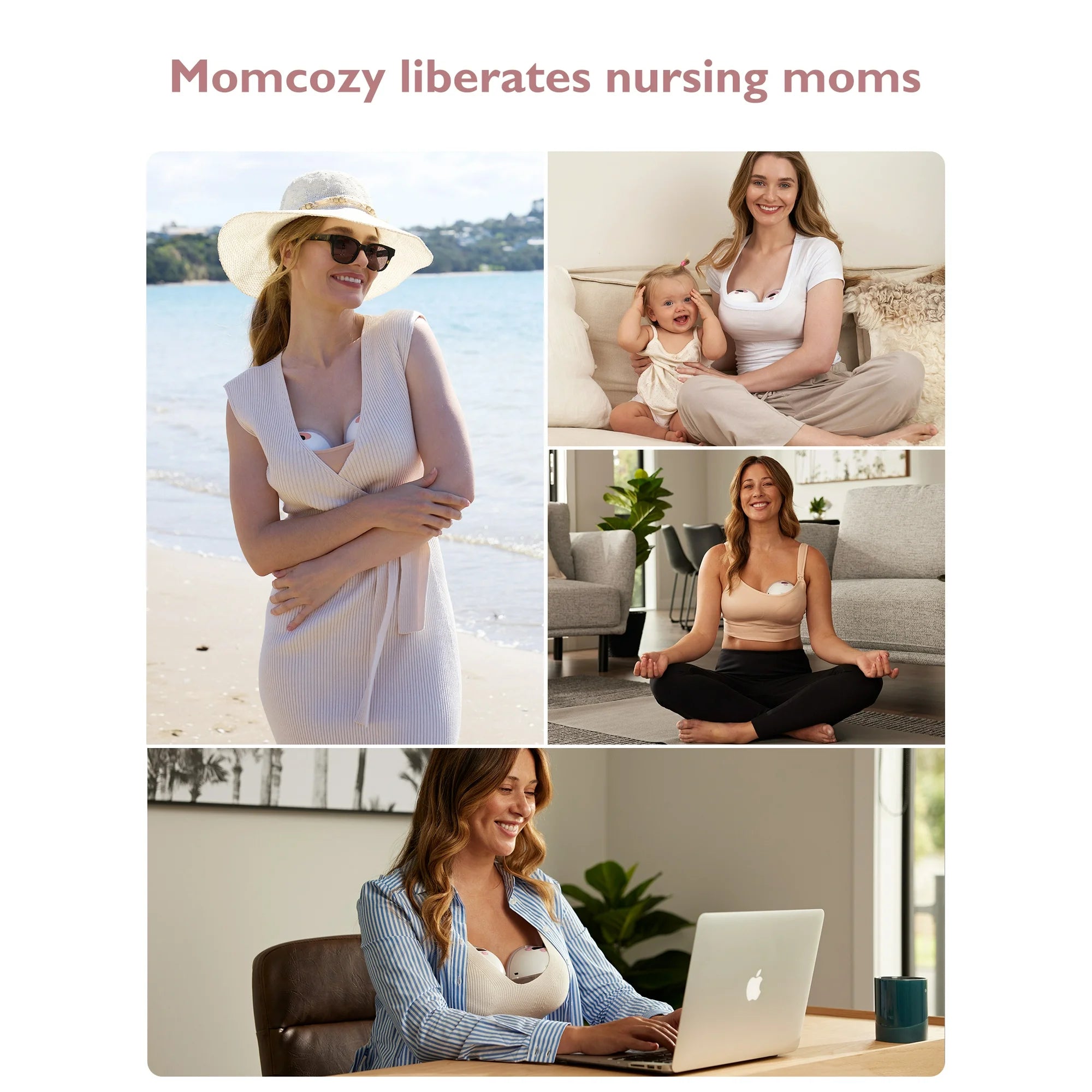 Momcozy M5 Wearable Breast Pump - 2 Pumps | Electric, Painless, Portable & Discreet Pumping Solution - MINIMEE KIDS