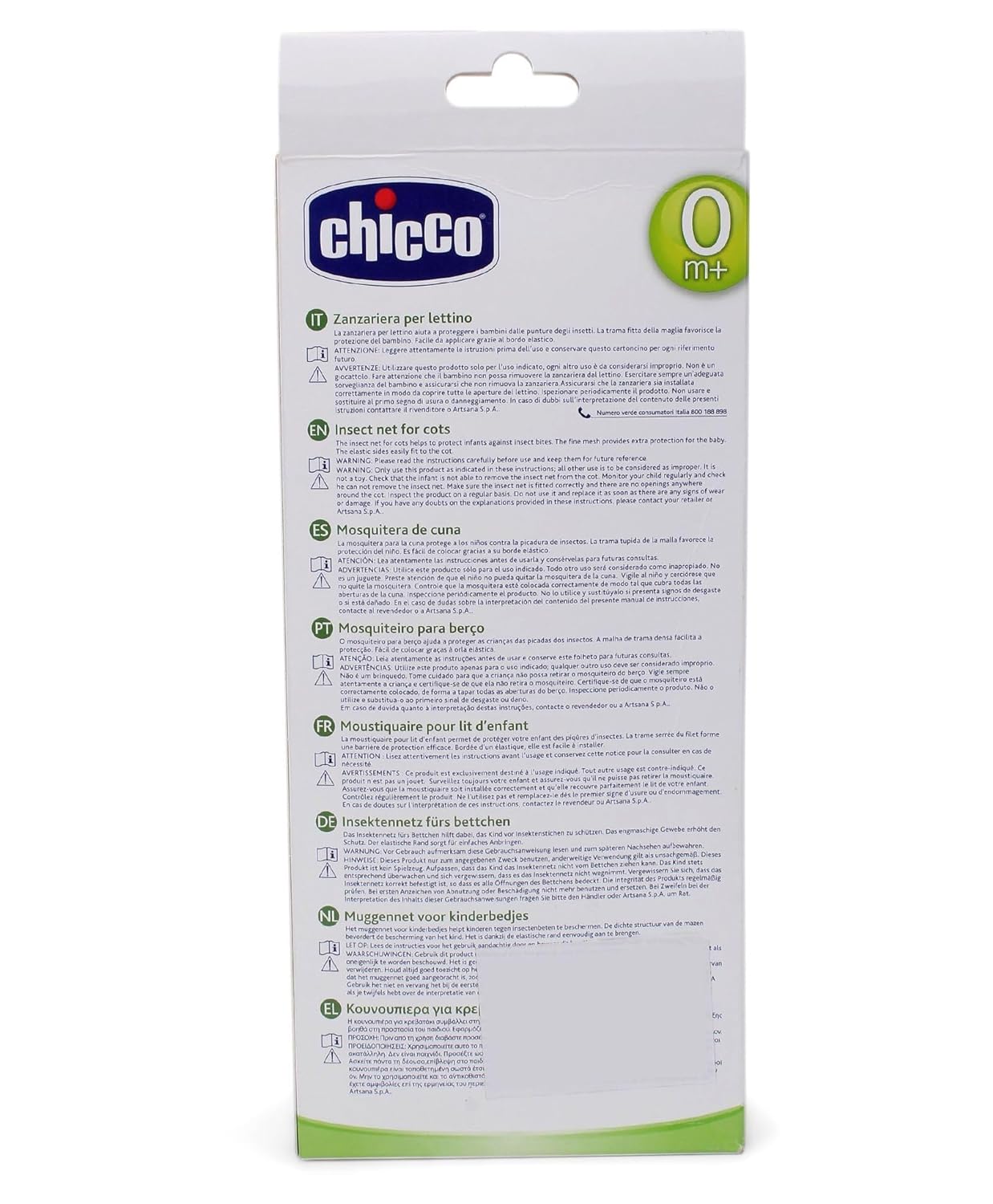 Chicco Insect Net for Baby Cradle, Swing & Cot, Easy to Fit & Washable
