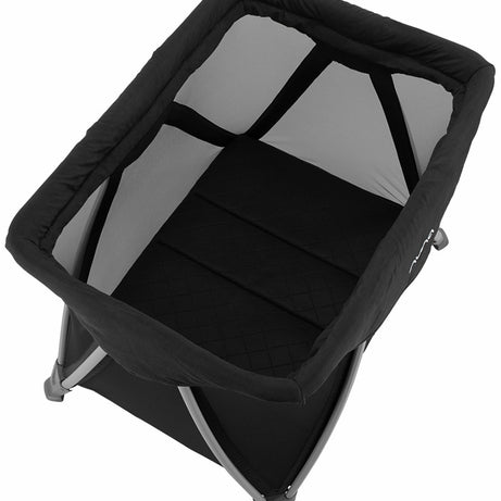 Nuna SENA Aire Playard with Zip Off Bassinet - Caviar | The Ultimate Travel Crib for Your Baby's Comfort