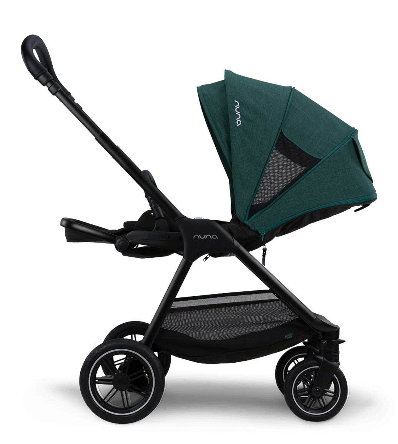 Nuna TRIV Next Baby Stroller | With Spring Suspension Seat Technology, One Touch Braking System | Pram for 0M+ (Up to 22kg) - Lagoon