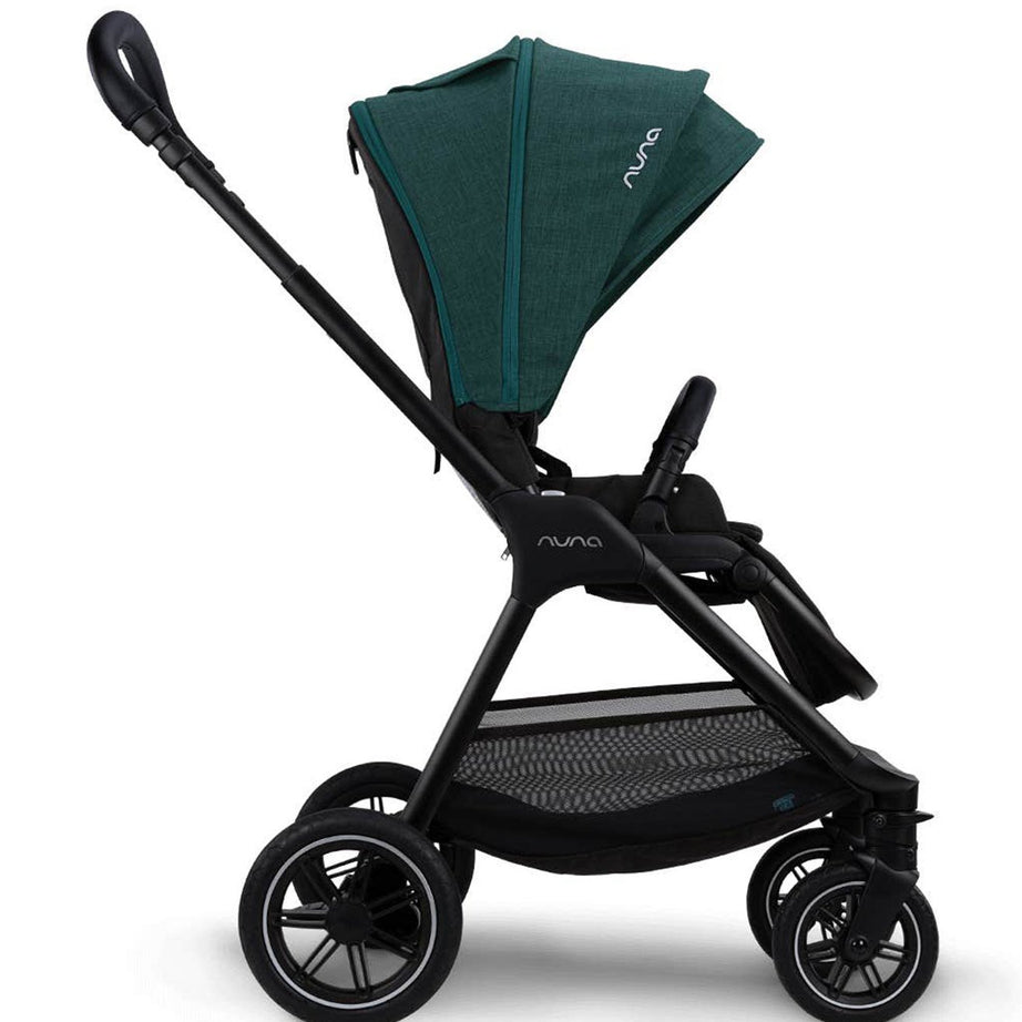 Nuna TRIV Next Baby Stroller | With Spring Suspension Seat Technology, One Touch Braking System | Pram for 0M+ (Up to 22kg) - Lagoon