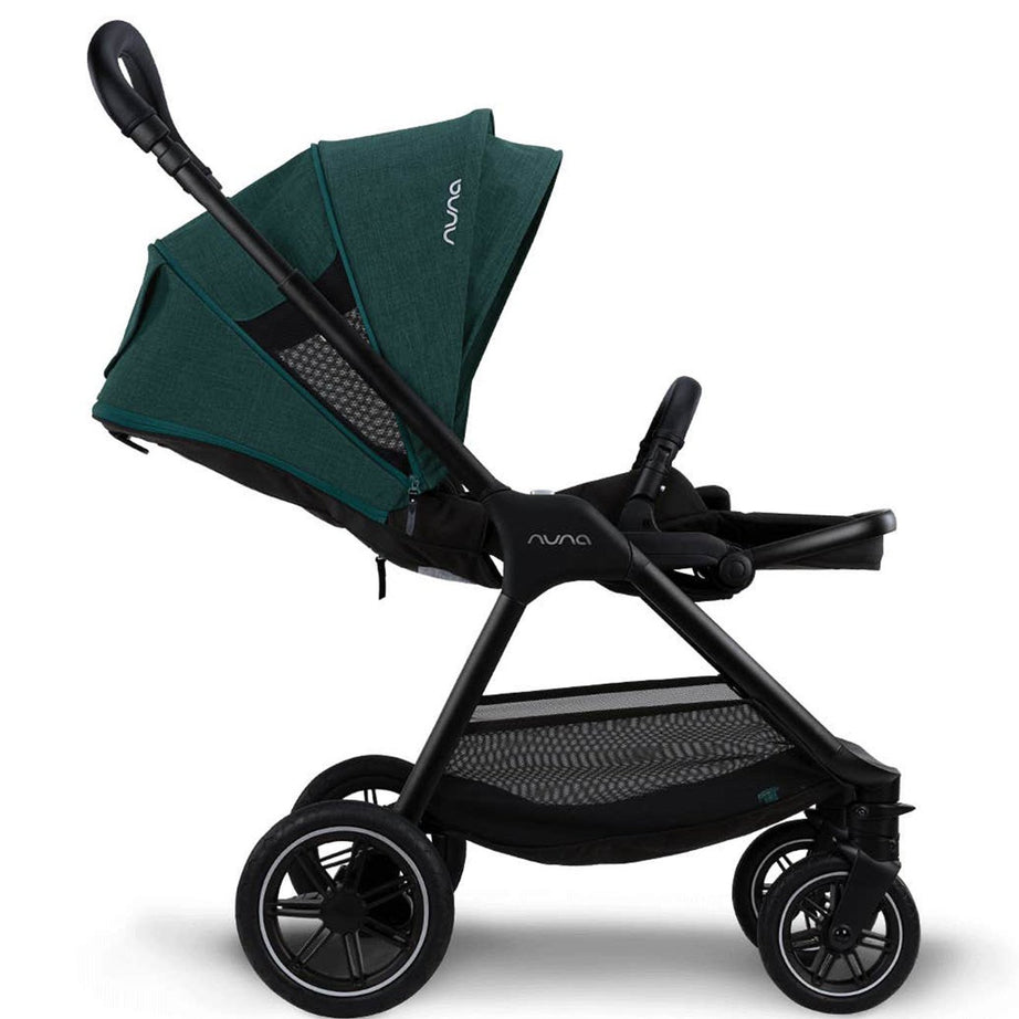 Nuna TRIV Next Baby Stroller | With Spring Suspension Seat Technology, One Touch Braking System | Pram for 0M+ (Up to 22kg) - Lagoon