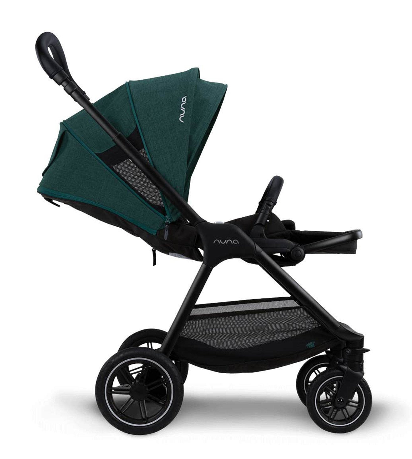 Nuna TRIV Next Baby Stroller | With Spring Suspension Seat Technology, One Touch Braking System | Pram for 0M+ (Up to 22kg) - Lagoon