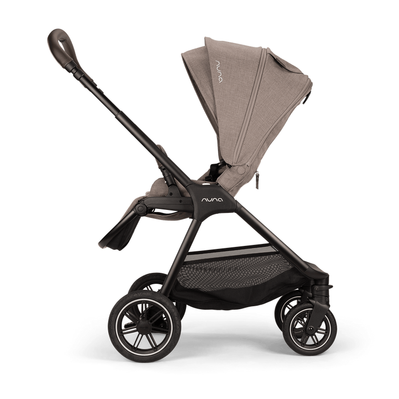 Nuna TRIV Next Baby Stroller | Spring Suspension Seat Technology, One Touch Braking System | Pram for 0M+ (Up to 22kg) - Cedar