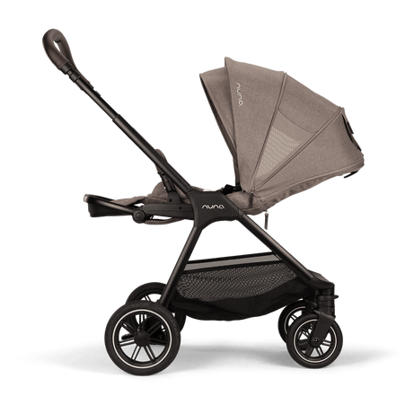 Nuna TRIV Next Baby Stroller | Spring Suspension Seat Technology, One Touch Braking System | Pram for 0M+ (Up to 22kg) - Cedar