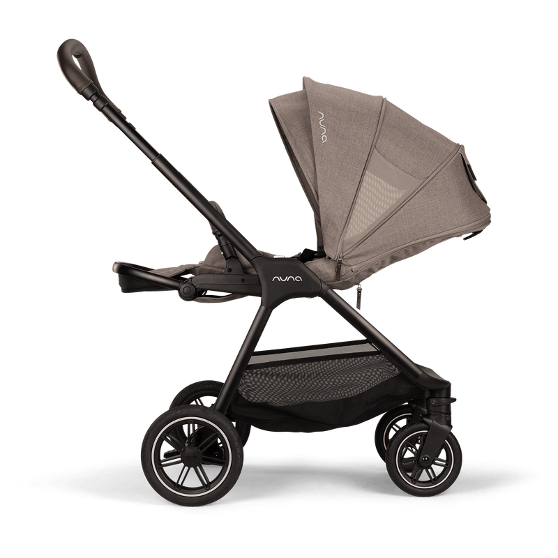 Nuna TRIV Next Baby Stroller | Spring Suspension Seat Technology, One Touch Braking System | Pram for 0M+ (Up to 22kg) - Cedar