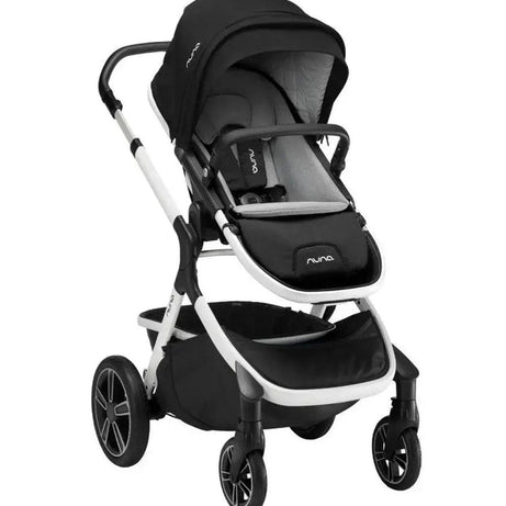 Nuna Demi Grow Baby Stroller - Converts to Double or Twin Stroller | Dual Suspension Pram Versatile and Innovative Stroller for 0M+ (Up to 22kg) - Cyber