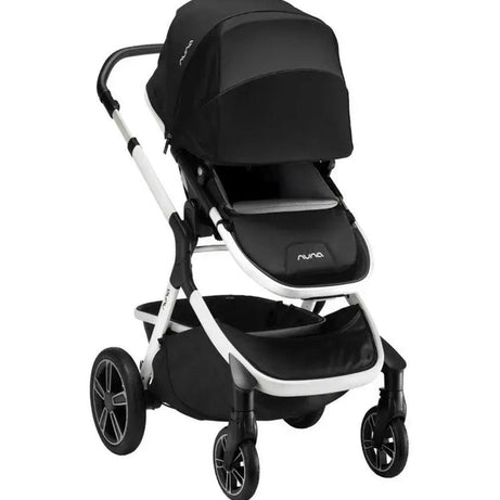 Nuna Demi Grow Baby Stroller - Converts to Double or Twin Stroller | Dual Suspension Pram Versatile and Innovative Stroller for 0M+ (Up to 22kg) - Cyber
