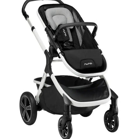 Nuna Demi Grow Baby Stroller - Converts to Double or Twin Stroller | Dual Suspension Pram Versatile and Innovative Stroller for 0M+ (Up to 22kg) - Cyber