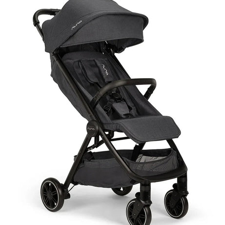 Nuna TRVL Compact Stroller in Dark Ocean – Ultra-Lightweight, Travel-Friendly Stroller for Infants and Toddlers with One-Hand Fold, Adjustable Recline, UPF 50+ Canopy & Progressive Suspension for Smooth Rides